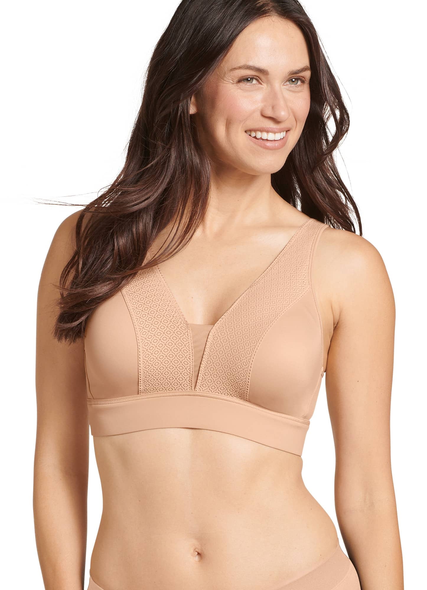 Jockey Women's Forever Fit Full Coverage Lightly Lined Lace Bra