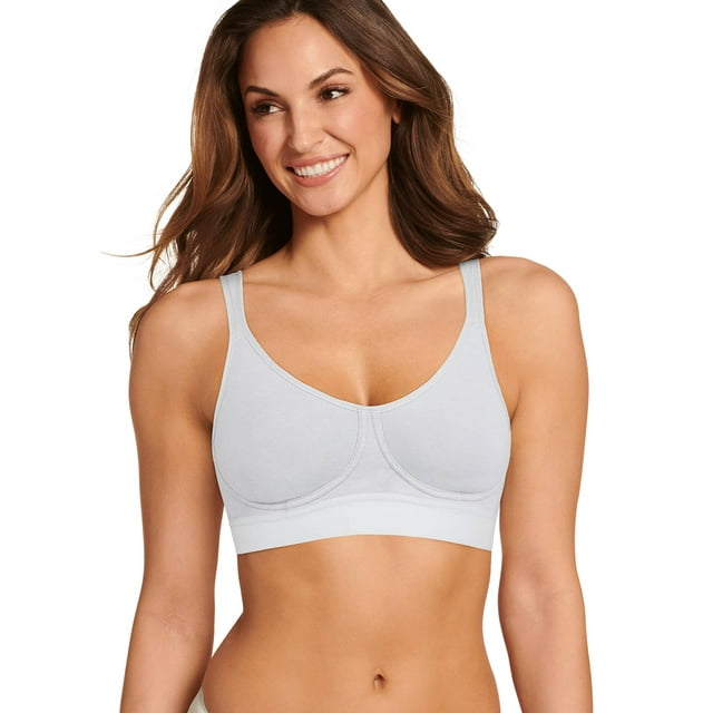 Jockey Women's Forever Fit Full Coverage Unlined Cotton Bra - Walmart.com