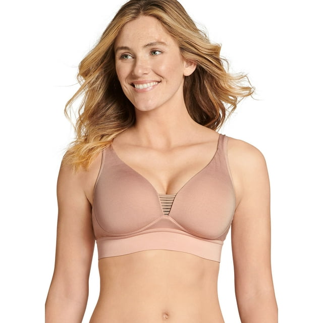 Jockey Women's Forever Fit Supersoft Modal VNeck Molded Cup Bra