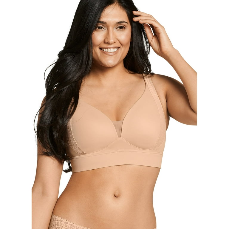 Jockey Women's Forever Fit V-Neck Molded Cup Lace Bra
