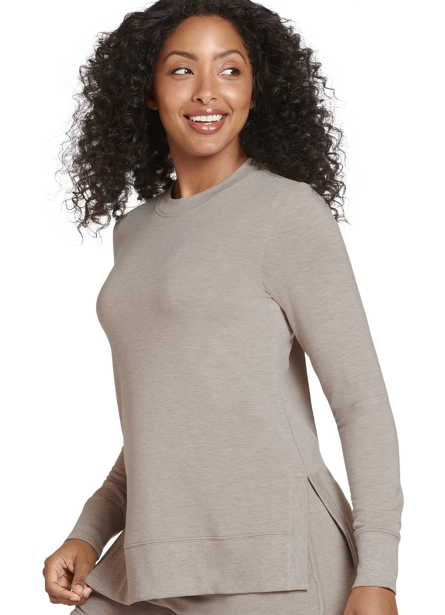 Jockey Women s French Terry Sweatshirt Walmart