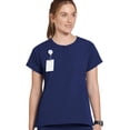 thumbnail image 1 of Jockey Women's Henley Scrub Top, 1 of 2