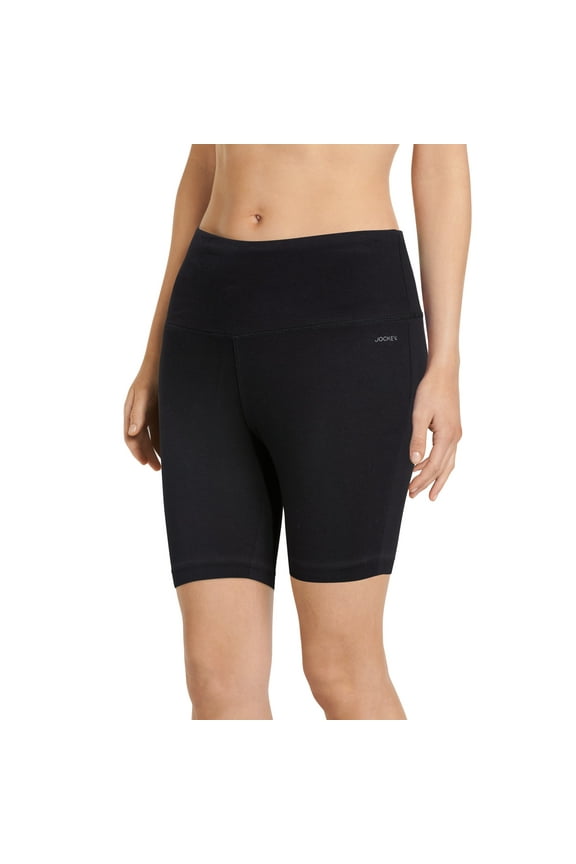 Women's High Rise Cotton Stretch 10" Bike Short