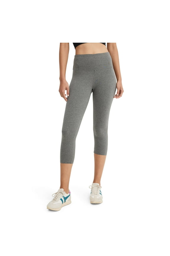 Women's High Rise Cotton Stretch Capri Legging