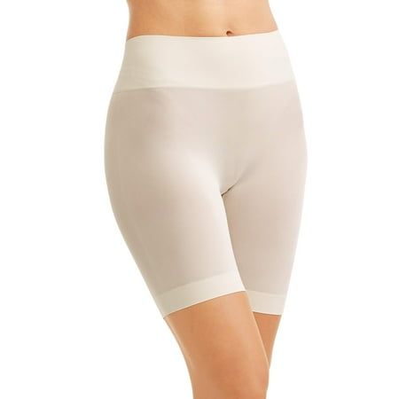 Jockey Women's Lightweight Nylon and Cotton Slip-short, White