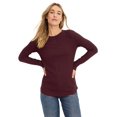thumbnail image 1 of Jockey Women's Long Sleeve Waffle Crew, 1 of 1