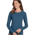 thumbnail image 1 of Jockey Women's Long Sleeve Waffle Henley, 1 of 2