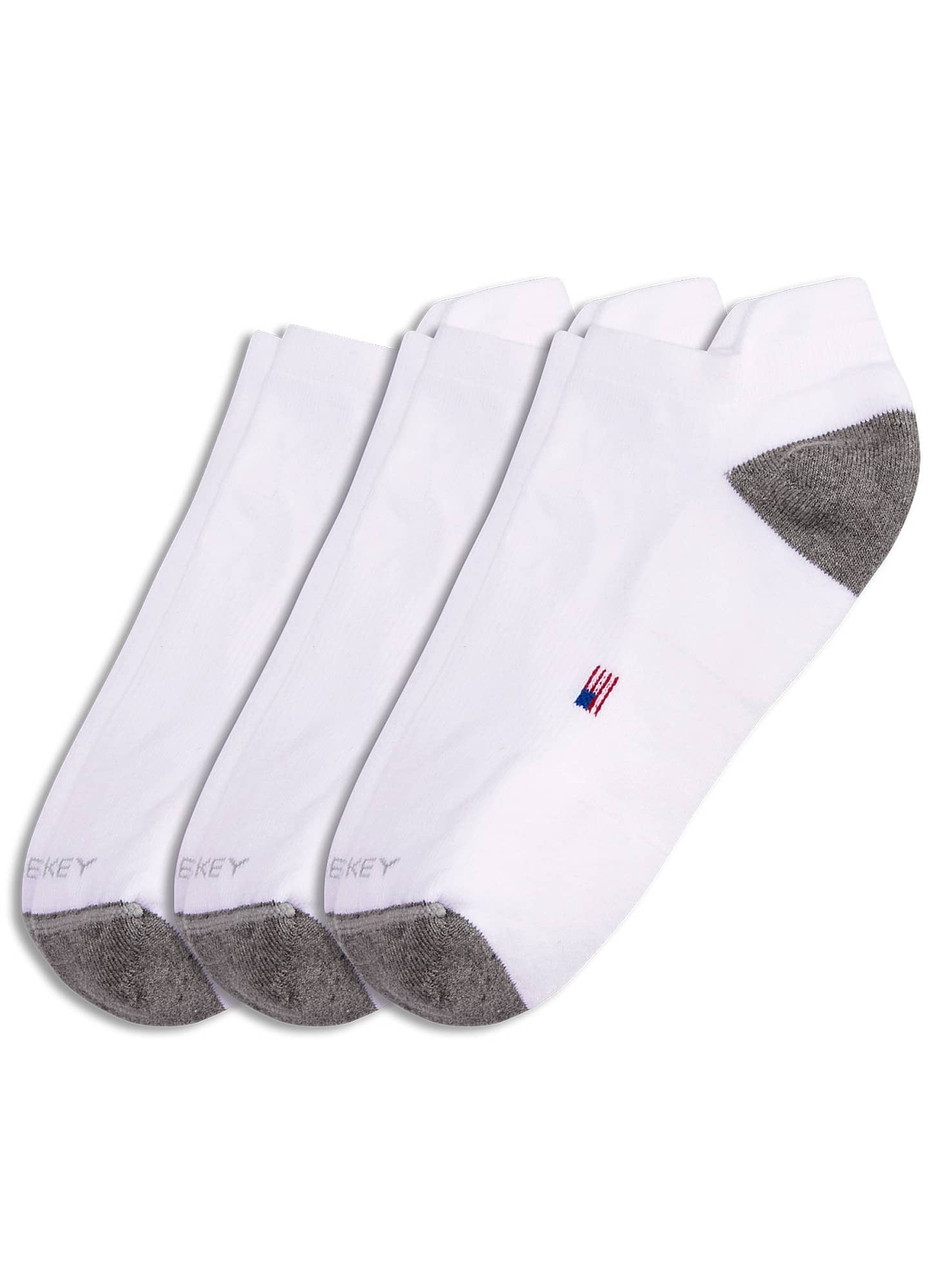 Jockey Women's Made in America* Low Cut Tab Socks 3 Pac