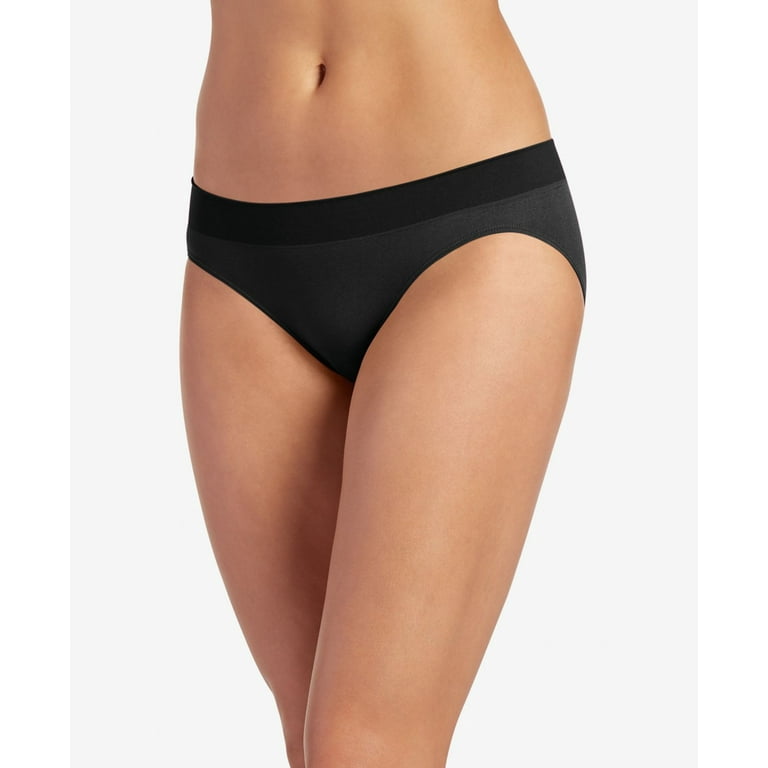 Jockey Women's Modern Micro Seamfree Bikini, Black, 6