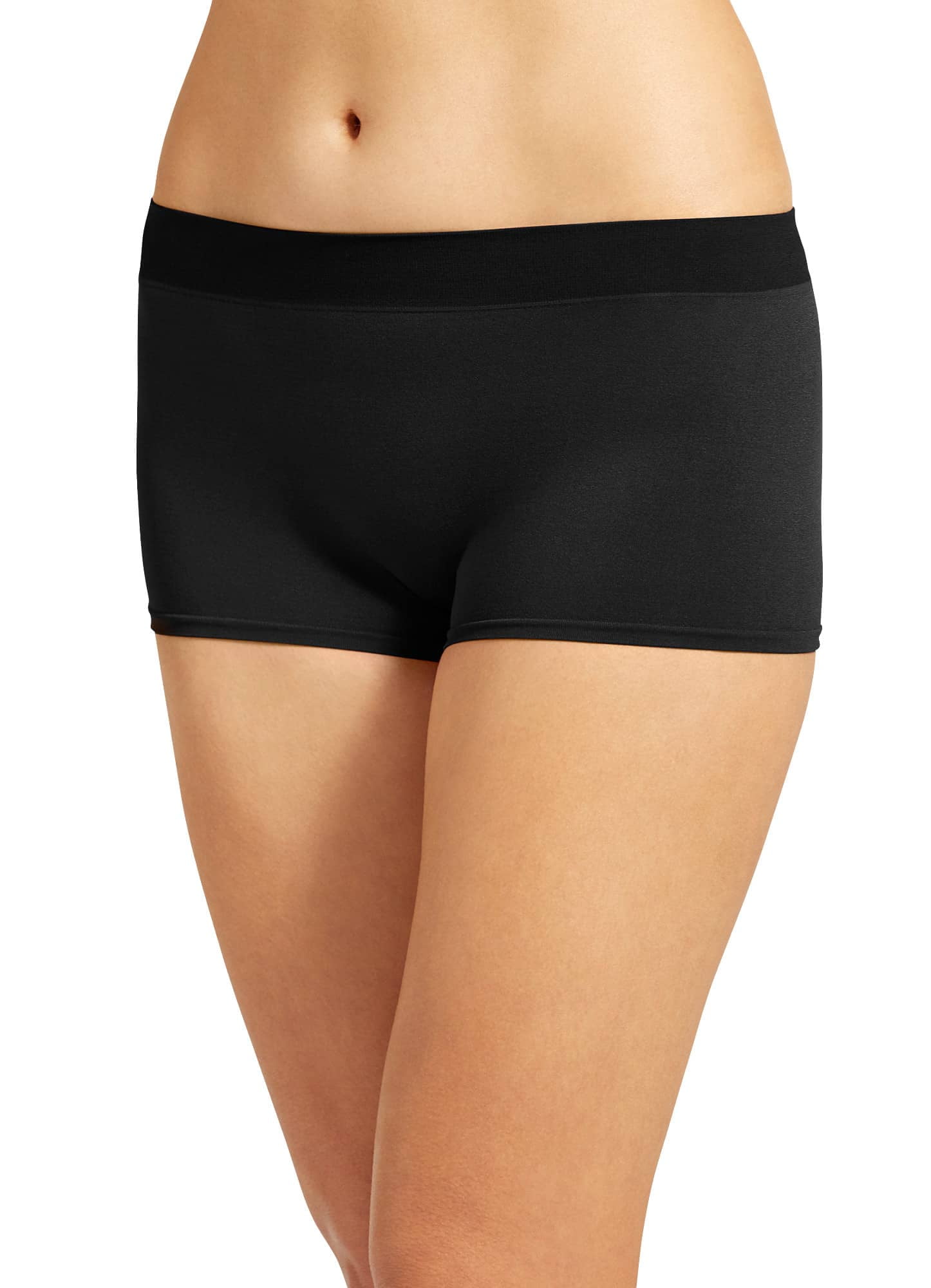 Jockey Women's Underwear Modern Micro Seamfree Boyshort, Black, 5 :  : Clothing, Shoes & Accessories