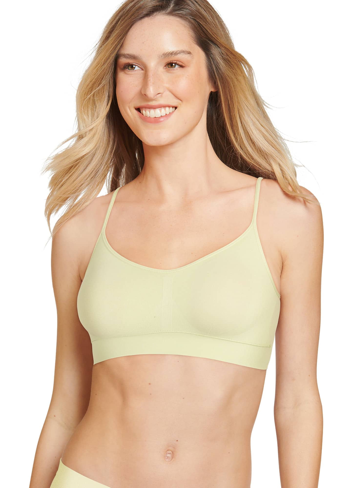CWCWFHZH Womens Knit Cami Bralette Wirefree Padded Medium Support