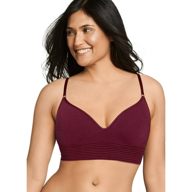 Jockey Women's Natural Beauty Seamfree Molded Cup Bralette - Walmart.com