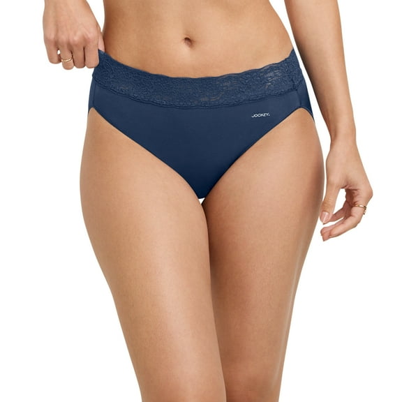 Jockey Women's No Panty Line Promise Tactel Lace Bikini
