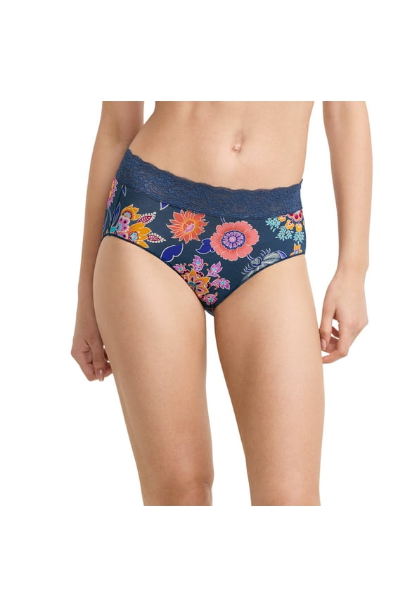 Women's No Panty Line Promise Tactel Lace Hip Brief