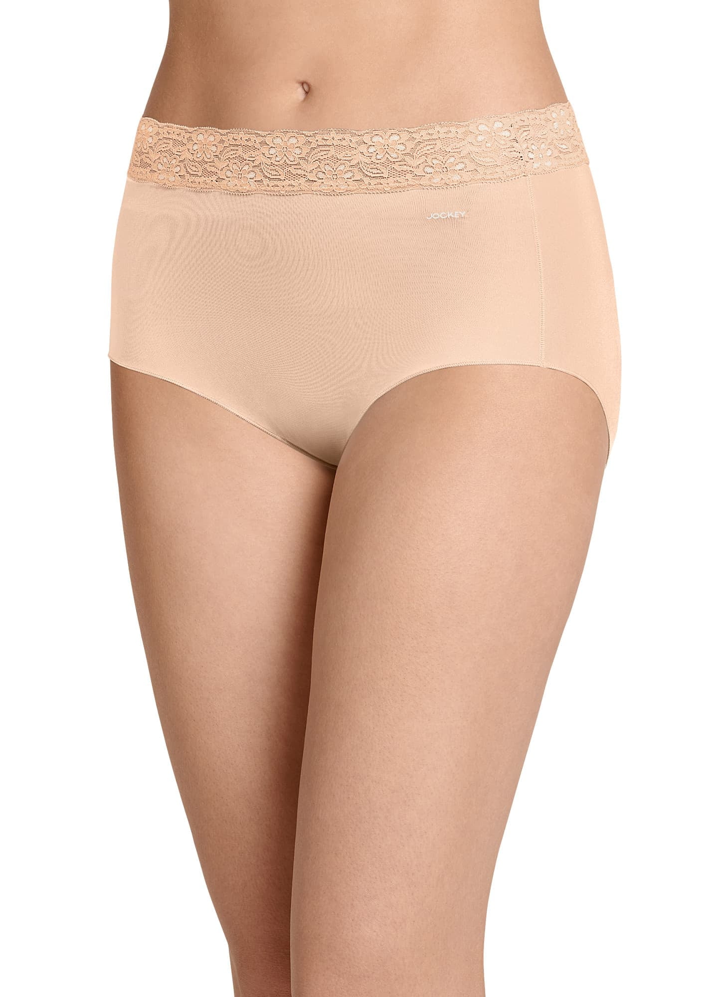 Jockey Women's No Panty Line Promise Tactel Lace Hip Brief