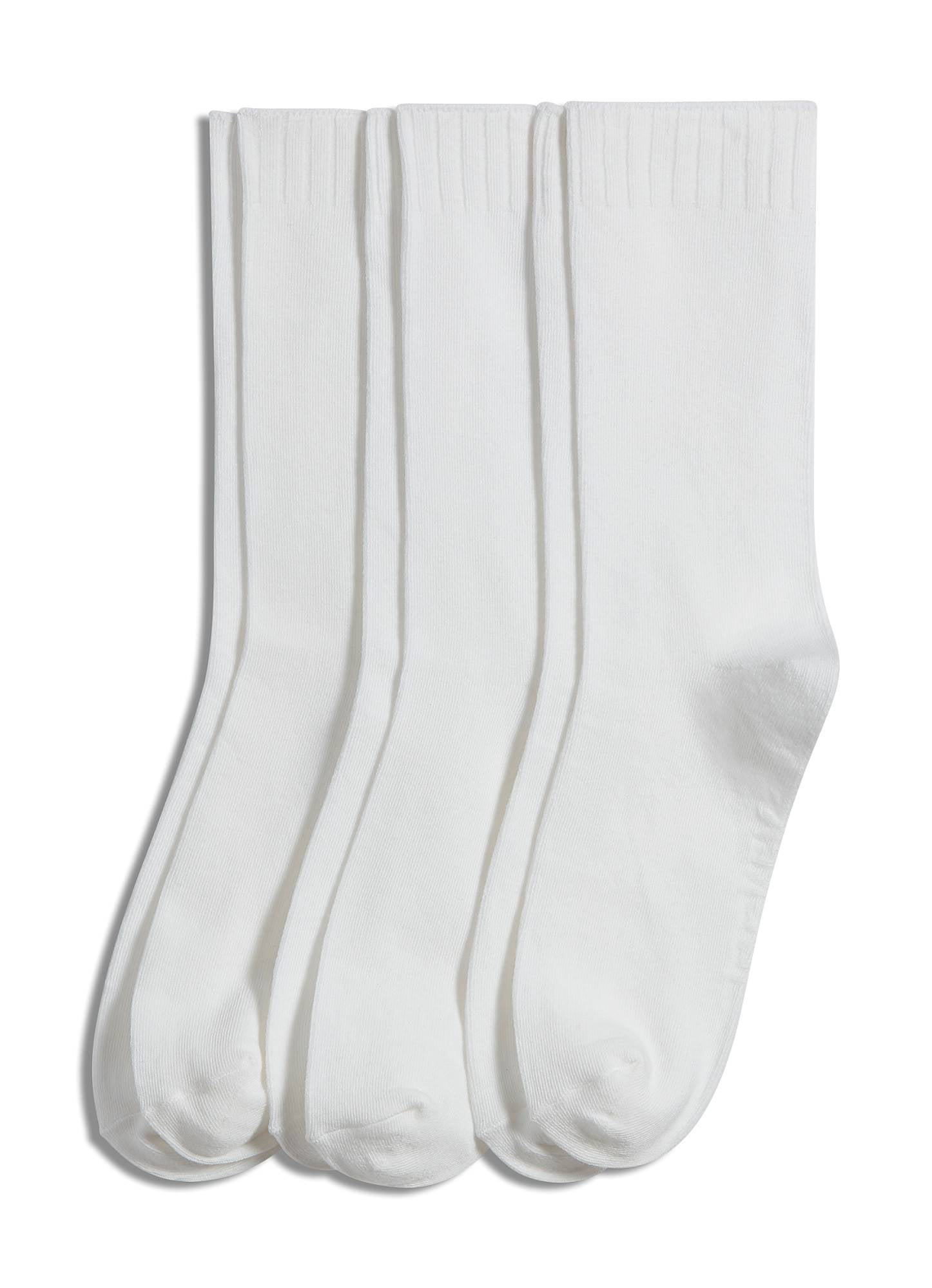 Jockey Women's NonBinding Crew Socks 3 Pack