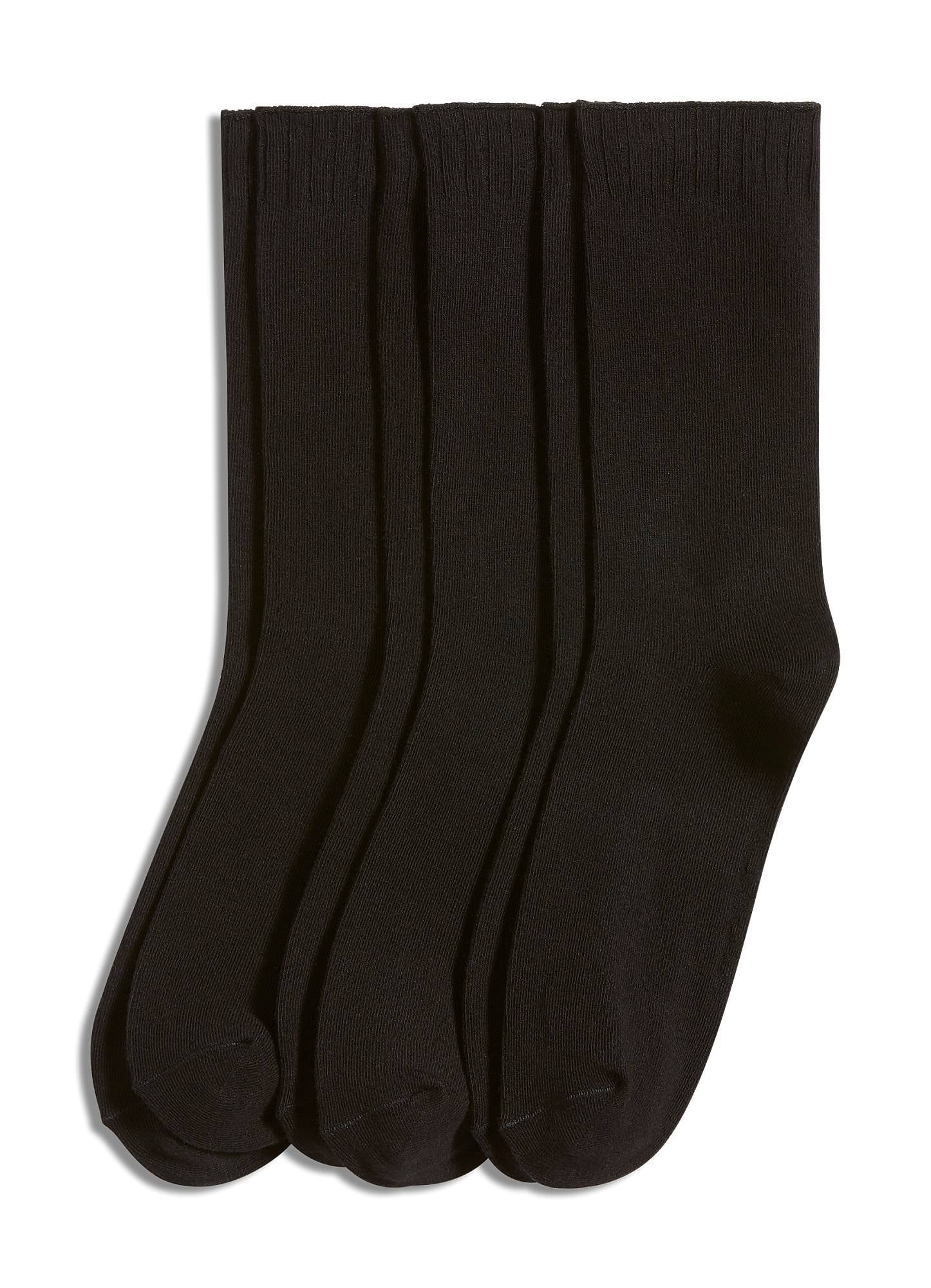 Jockey Women's NonBinding Crew Socks 3 Pack