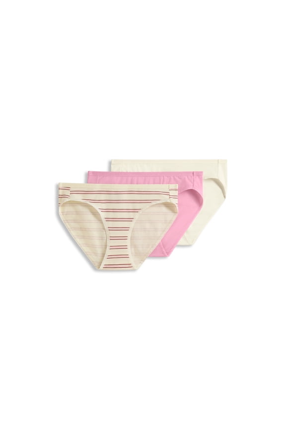 Women's Organic Cotton Stretch Logo Bikini - 3 Pack