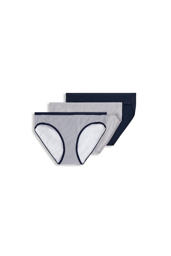 Women's Organic Cotton Stretch Logo Bikini - 3 Pack