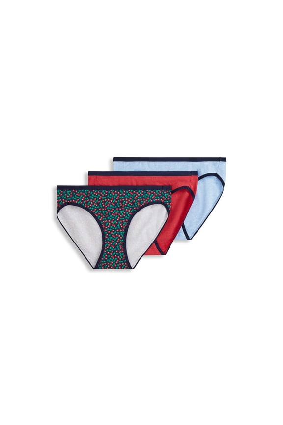 Women's Organic Cotton Stretch Logo Bikini - 3 Pack