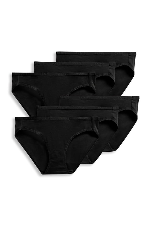 Women's Organic Cotton Stretch Logo Bikini - 6 Pack