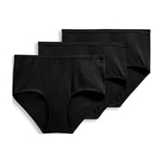 Jockey Women's Organic Cotton Stretch Logo Modern Brief - 3 Pack