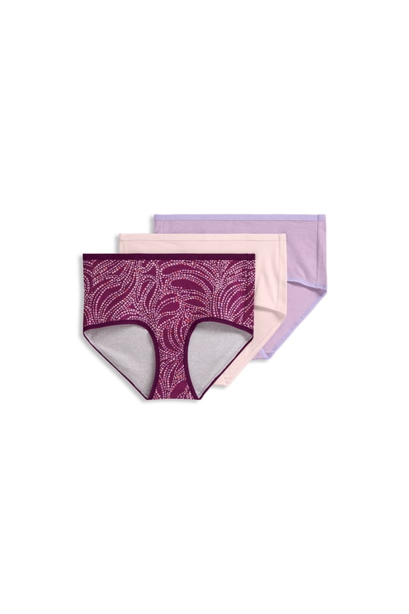 Women's Organic Cotton Stretch Logo Modern Brief - 3 Pack