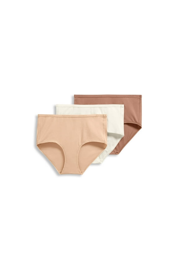 Women's Organic Cotton Stretch Logo Modern Brief - 3 Pack