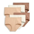 thumbnail image 1 of Jockey Women's Organic Cotton Stretch Logo Modern Brief - 6 Pack, 1 of 4
