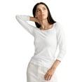 thumbnail image 1 of Jockey Women's Organic Cotton Stretch Long Sleeve Top, 1 of 4