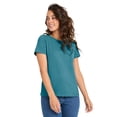thumbnail image 1 of Jockey Women's Organic Cotton Stretch Short Sleeve Tee, 1 of 4