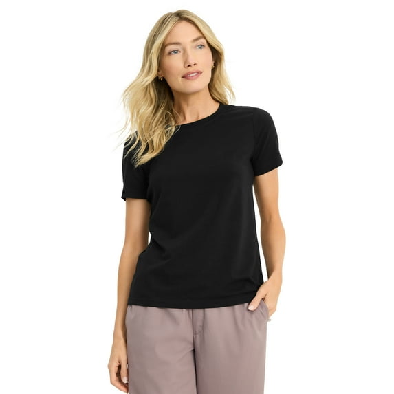 Jockey Women's Organic Cotton Stretch Short Sleeve Tee