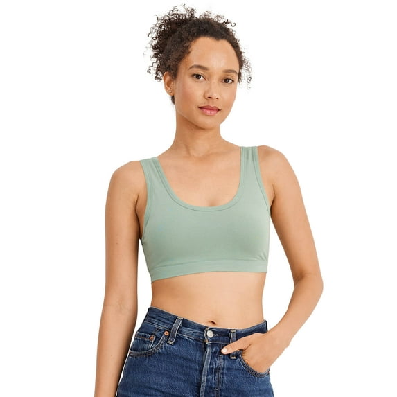 Jockey Women's Organic Cotton Stretch Tank Strap Bralette