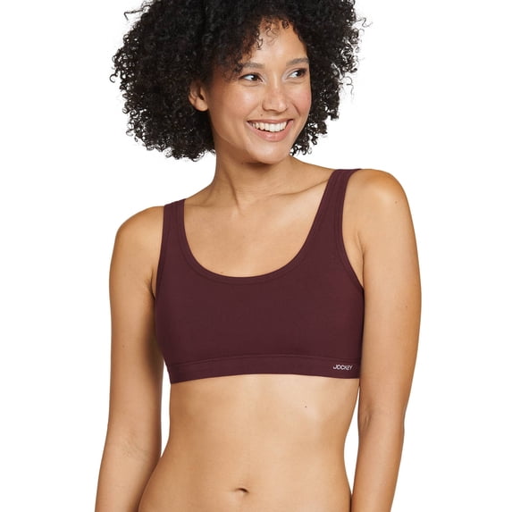 Jockey Women's Organic Cotton Stretch Tank Strap Bralette