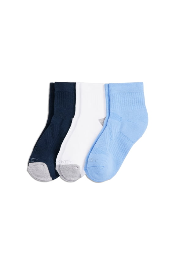 Women's Performance Cotton Blend Quarter Socks - 3 Pack