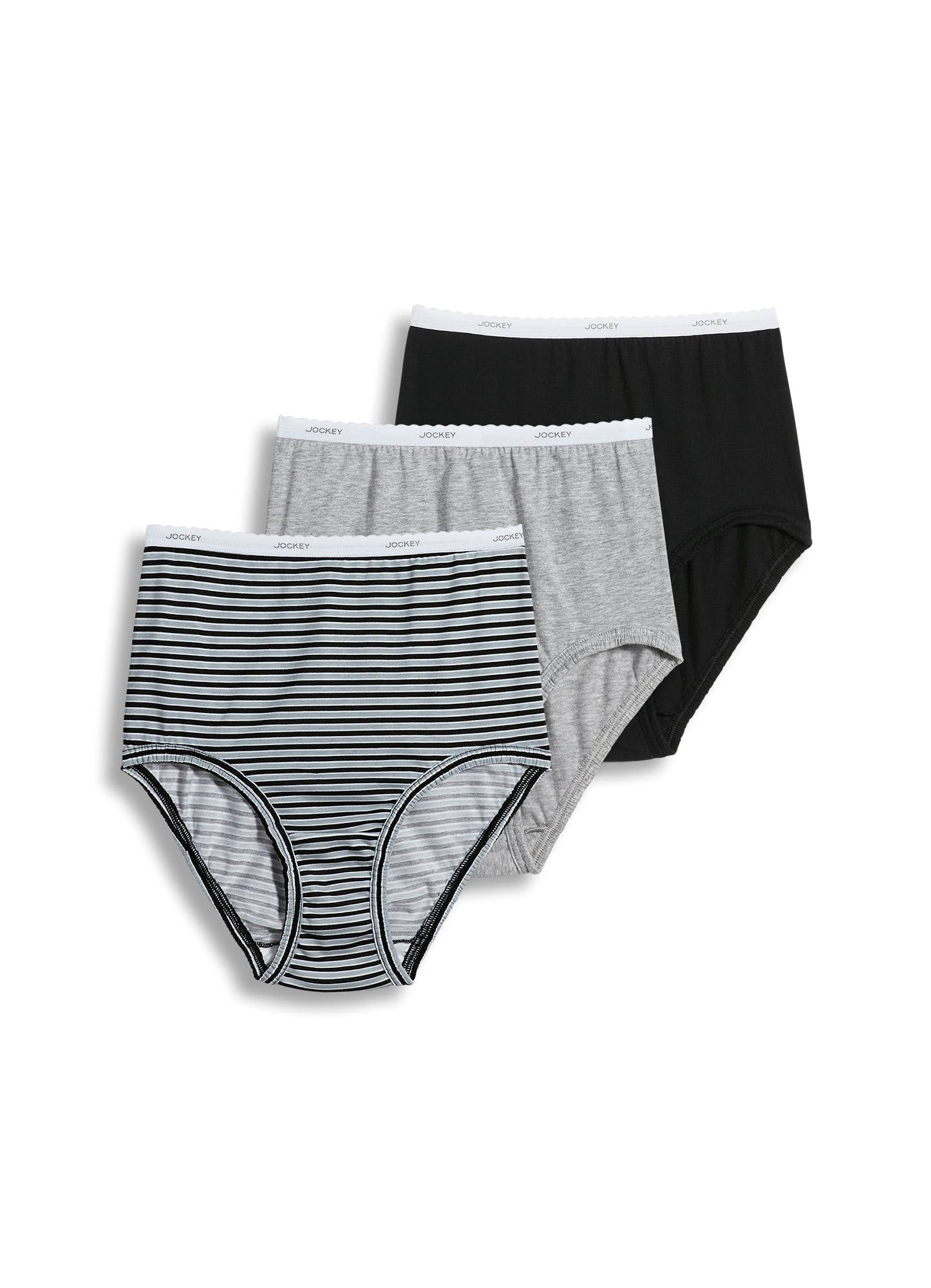 Jockey Womens Underwear Plus Size Classic Brief - 3 Pack