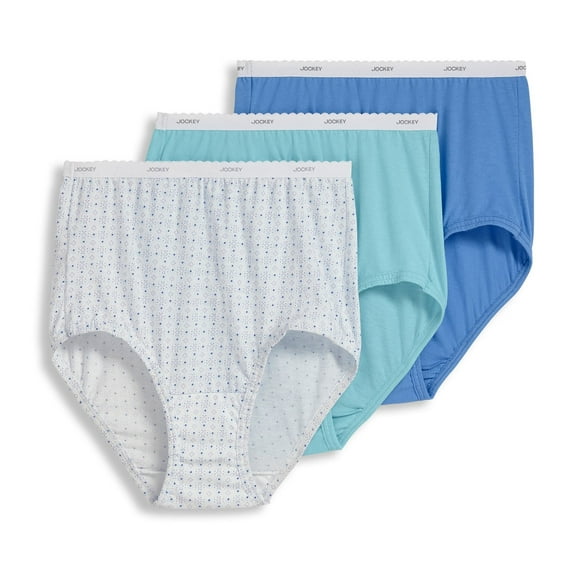 Jockey Women's Plus Size Classic Brief - 3 Pack