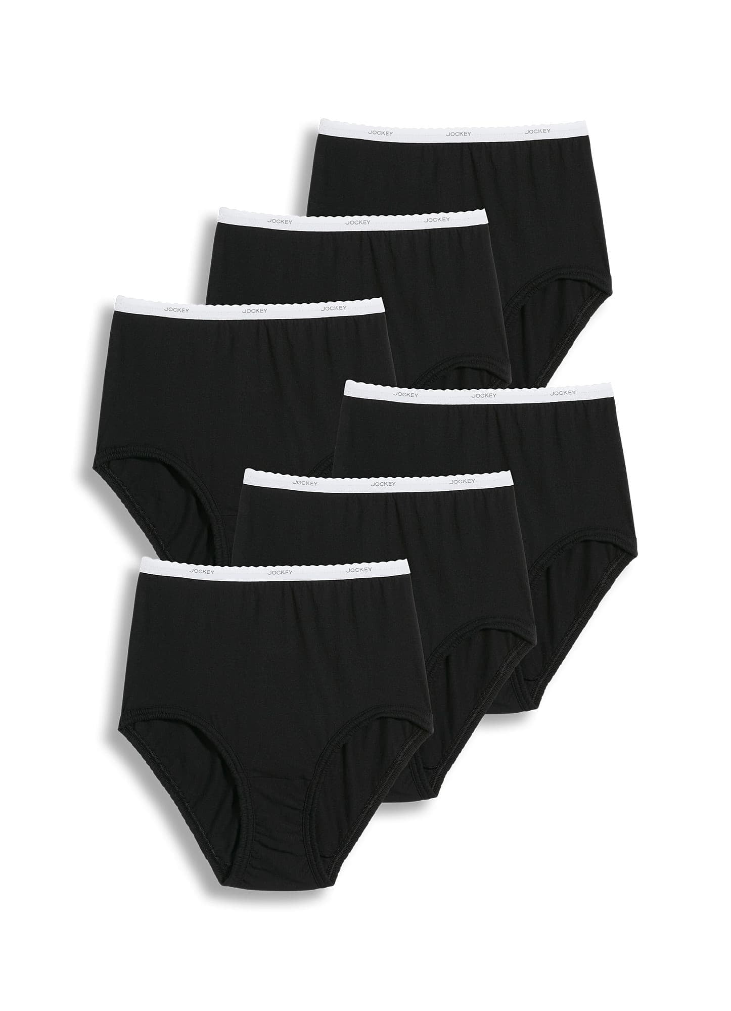 Jockey Women's Plus Size Classic Brief - 6 Pack - Walmart.com