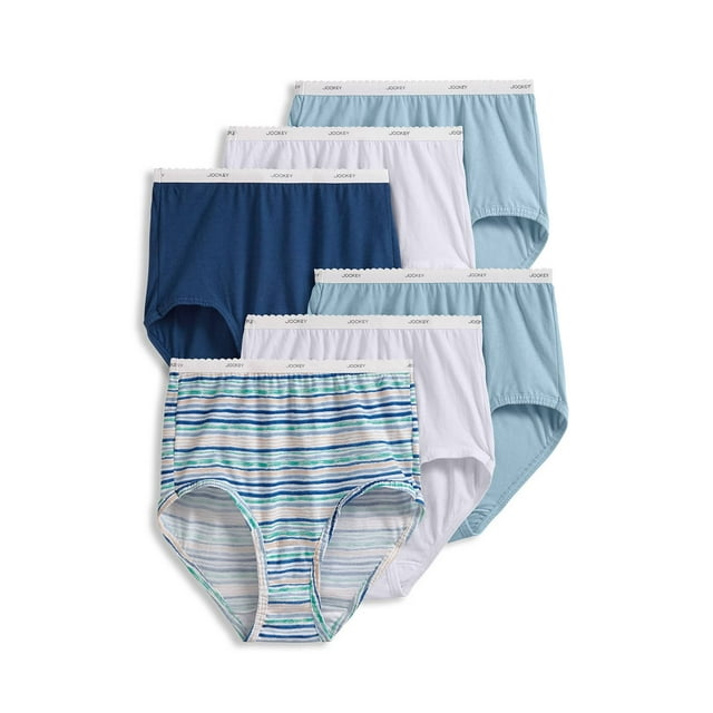 Jockey Women's Plus Size Classic Brief - 6 Pack - Walmart.com