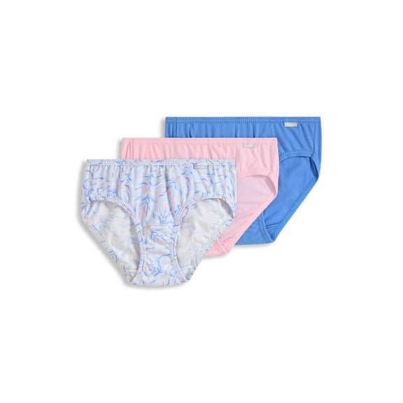 Jockey Women's Plus Size 100% Cotton Elance Bikini - 3 Pack