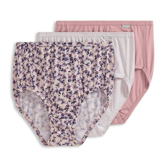 Jockey Women's Plus Size Elance Brief - 3 Pack