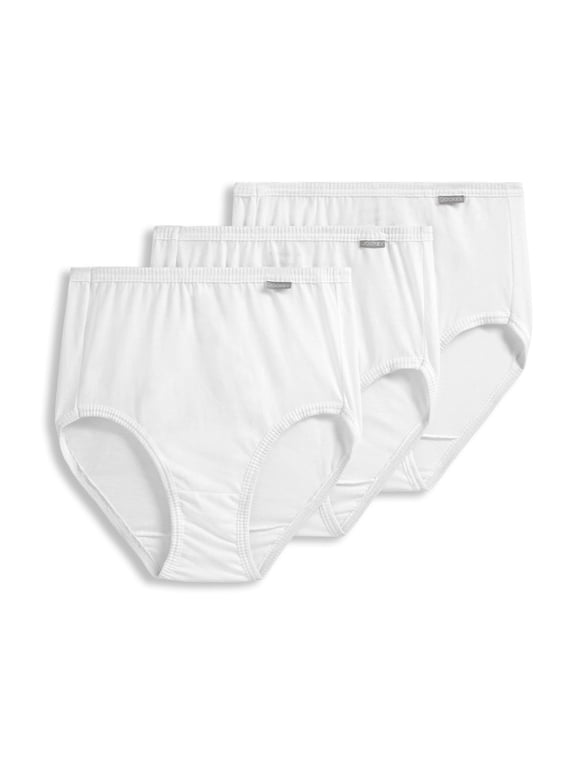 Women's Plus Size 100% Cotton Elance Brief - 3 Pack