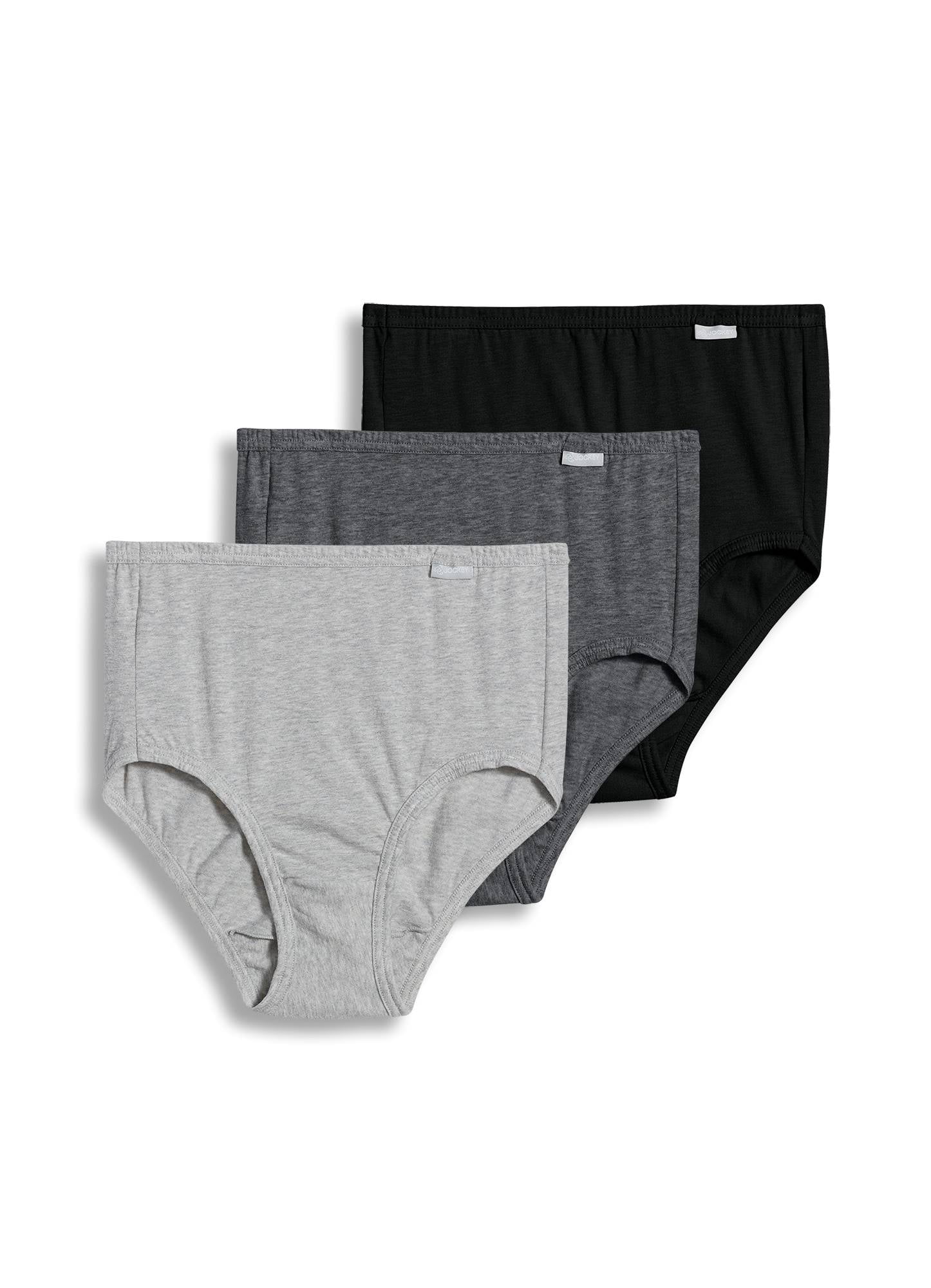 Jockey® Essentials Girls' Cotton Stretch Brief Panty - 3 Pack, Sizes S-XL (6-16)  