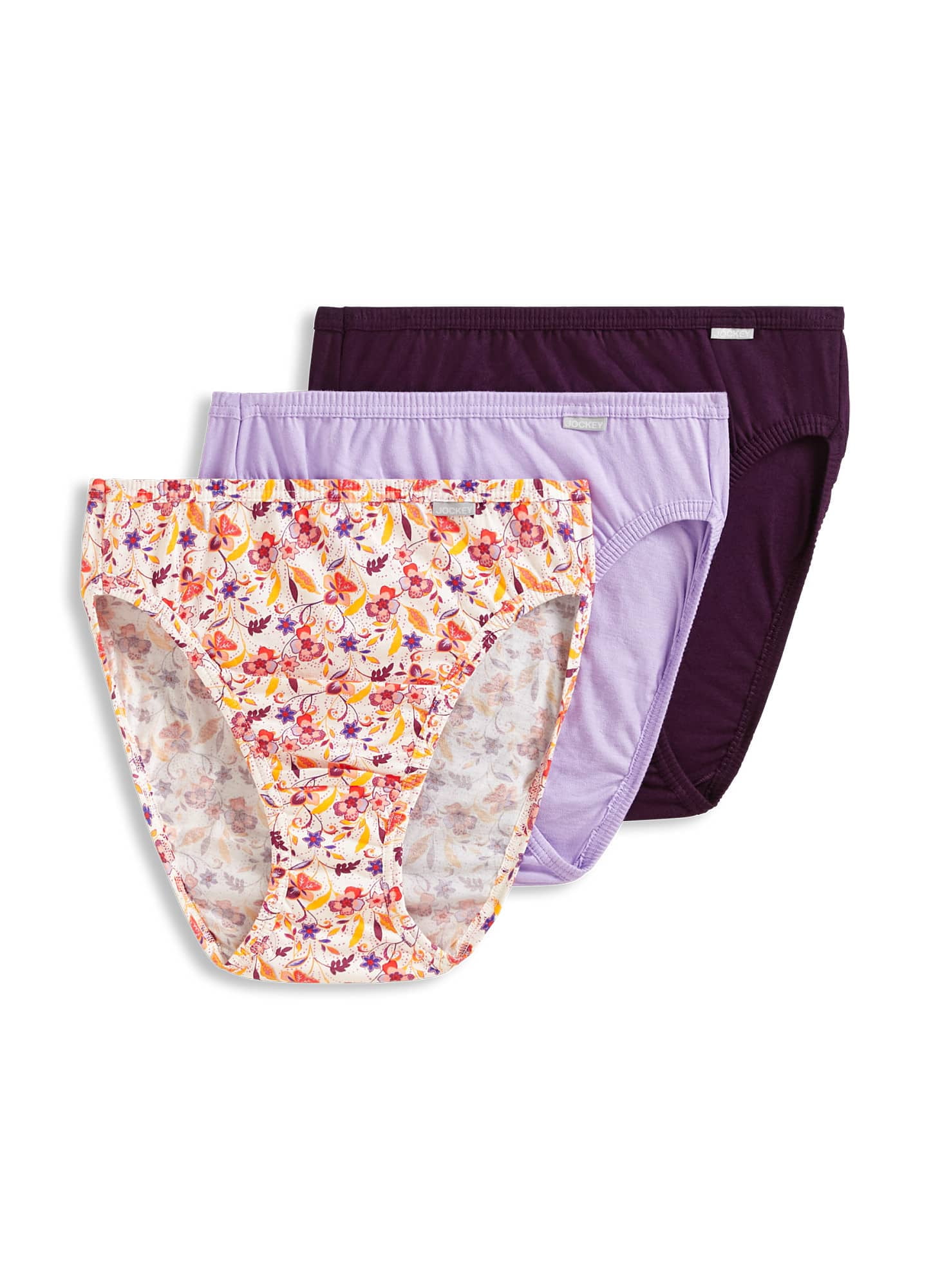 Jockey® Elance® Supersoft 3-Pack Bikini Panties (Plus Sizes