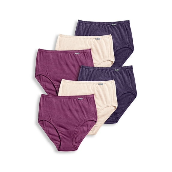 Jockey Women's Plus Size Elance Brief - 6 Pack