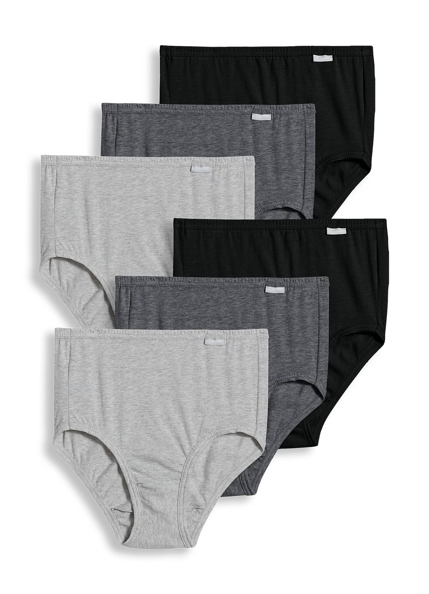 Jockey Women's Plus Size Elance Brief - 6 Pack - Walmart.com