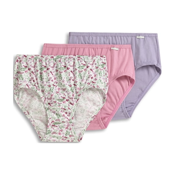 Jockey Women's Plus Size 100% Cotton Elance Hipster - 3 Pack