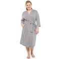 thumbnail image 1 of Jockey Women's Plus Size Everyday Essentials Cotton  Long Robe, 1 of 3