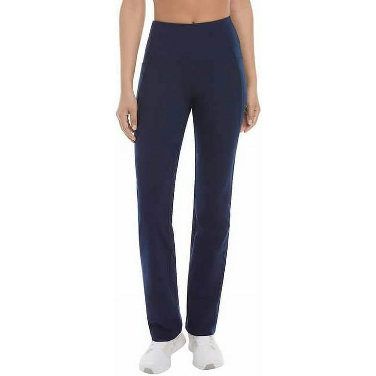 Jockey Women's Premium Pocket Yoga Pants (True Navy, Small)