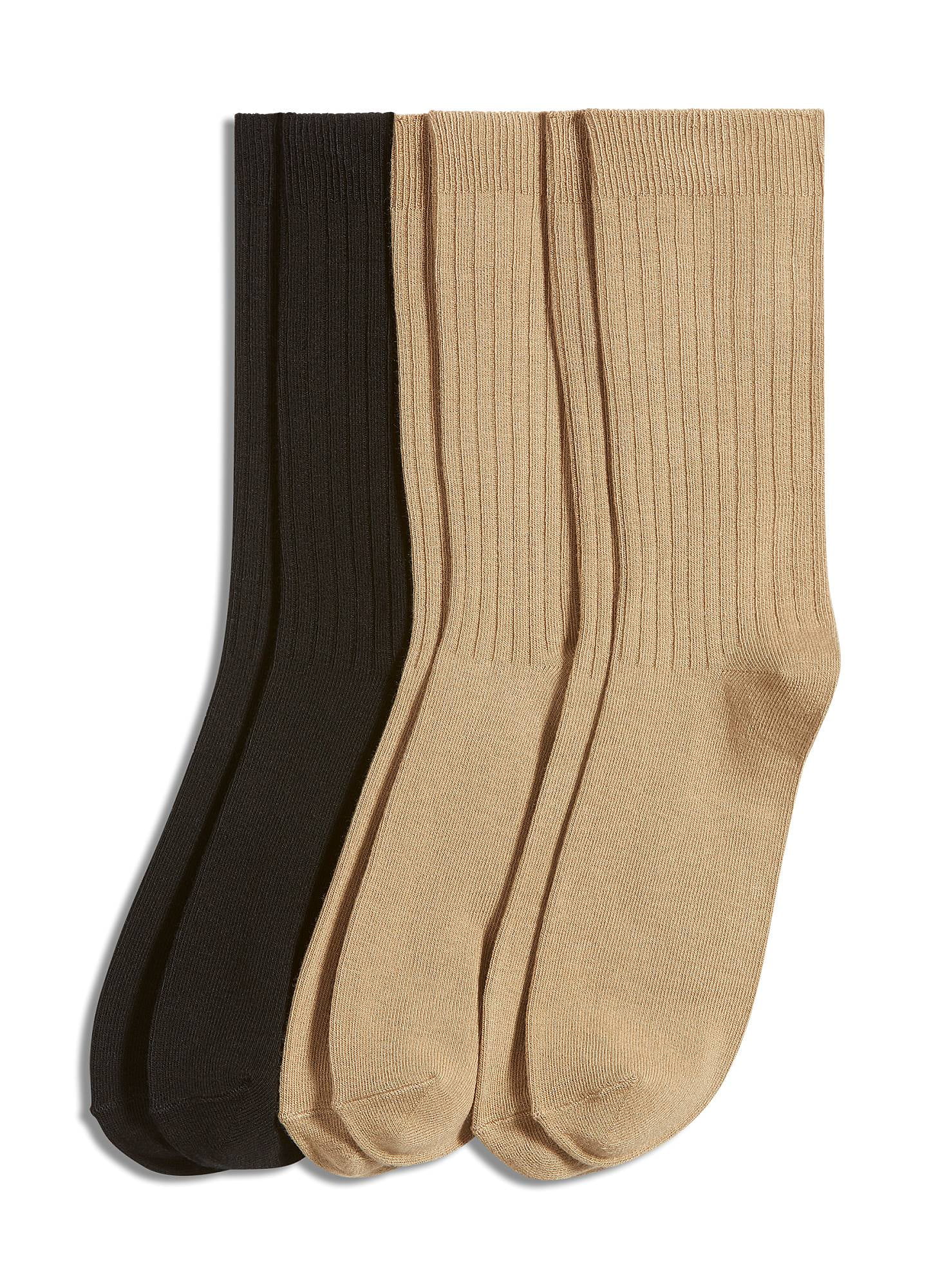 Jockey Women's Rib Crew Socks 3 pack